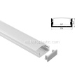 Perfil de LED lineal empotrado de difusor de PC de aluminio